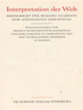 Interpretation Der Welt: Festschrift Für Romano Guardini Zum Achtzigsten Geburtstag / Heinrich Kahlefeld, Helmut Kuhn, Karl Forster (Herausgegeben)