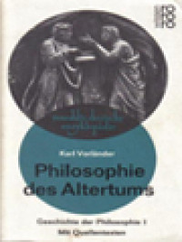 Image of Philosophie Des Altertums: Geschichte Der Philosophie I. Mit Quellentexten