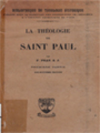 Image of La Théologie De Saint Paul I