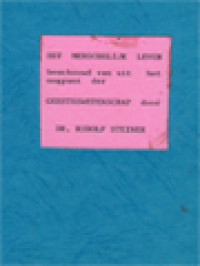 Image of Het Menschelijk Leven: Beschouwd Vanuit Het Oogpunt Der Geesteswetenschap