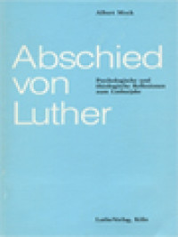 Image of Abschied Von Luther: Psychologische Und Theologiische Reflexionen Zum Lutherjahr