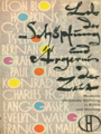 Image of Lob Der Schöpfung Und Ärgernis Der Zeit: Moderne Christliche Dichtung In Kritik Und Deutung