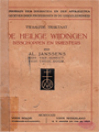 Image of De Heilige Wijdingen: Bisschoppen En Priesters