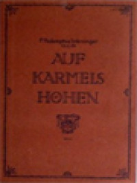 Image of Auf Karmels Höhen: Gedenktage Und Lebensskizzen Hervorragender Mitglieder Des Karmelitenordens