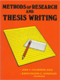 Image of Methods Of Research And Thesis Writing