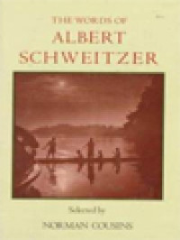 Image of The Words Of Albert Schweitzer