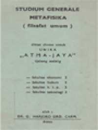 Image of Studium Generale Metafisika (Filsafat Umum)