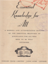 Image of Essential Knowledge For All: A Modern And Authoritative Outline Of The Essential Branches Of Knowledge For All Who Seek To Be Well Informed