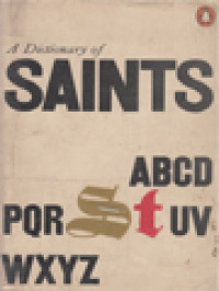 Image of A Dictionary Of Saints