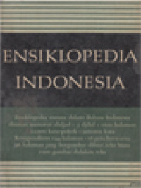 Image of Ensiklopedia Indonesia: N - Z