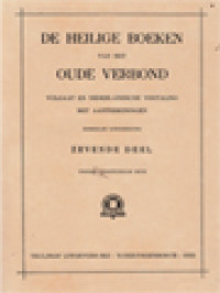 Image of De Heilige Boeken Van Het Oude Verbond VII: De Kleine Profeten