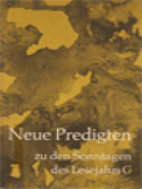 Image of Neue Predigten Zu Den Sonntagen Des Lesejahrs C