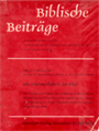 Image of Biblische Beiträge 3: Die Nächstenliebe In Der Bibel