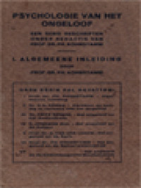 Image of De Psychologie Van Het Ongeloof: Algemene Inleiding