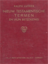 Image of Nieuw Testamentische Termen En Hun Beteekenis