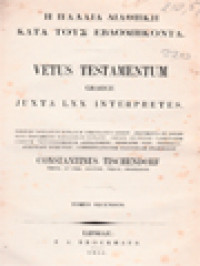 Image of Vetus Testamentum Graece Juxta LXX Interpretes II