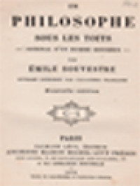 Image of Un Philosophe Sous Les Toits