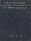 Het Schuldprobleem In De Existentiephilosophie Van Martin Heidegger