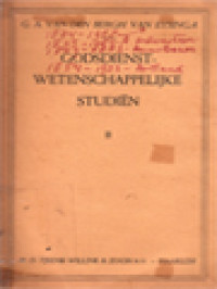 Image of Godsdienst Wetenschappelijke Studiën II