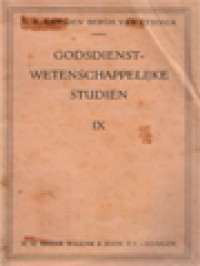 Image of Godsdienst Wetenschappelijke Studiën IX