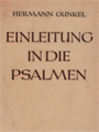 Image of Einleitung In Die Psalmen: Die Gattungen Der Religiösen Lyrik Israels