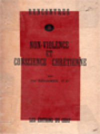 Image of Non-Violence Et Conscience Chrétienne