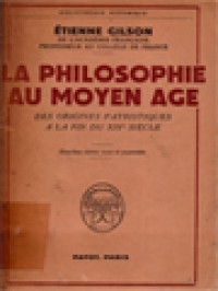 Image of La Philosophie Au Moyen Age: Des Origines Patristiques à La Fin Du XIVe Siècle