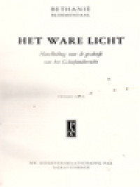 Image of Het Ware Licht: Handleiding Voor De Praktijk Van Het Geloofsonderricht