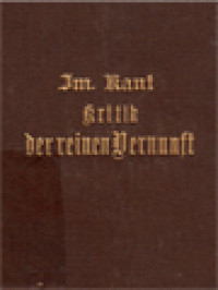 Image of Kritik Der Reinen Vernunft (Text Der Ausgabe Von 1781)