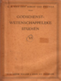 Image of Godsdienst Wetenschappelijke Studiën VI