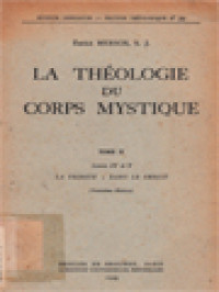 Image of La Théologie Du Corps Mystique II: Livres IV Et V La Trinité-Dans Le Christ