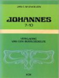Image of Johannes 7-10: Verklaring Van Een Bijbelgedeelte