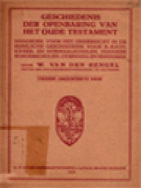 Image of Geschiedenis Der Openbaring Van Het Oude Testament