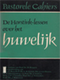 Image of De Horstink Lessen Over Het Huwelijk