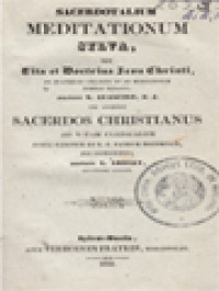 Image of Sacerdotalium Meditationum Sylva: Seu Vita Et Doctrina Jesu Christi