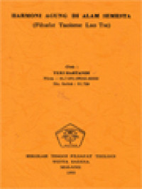 Image of Harmoni Agung Di Alam Semesta (Filsafat Taoisme Lao Tse)