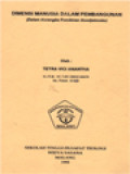 Dimensi Manusia Dalam Pembangunan (Dalam Kerangka Pemikiran Soedjatmoko)