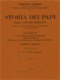 Image of Storia Dei Papi, Dalla Fine Del Medio Evo IV-1: Parte I, Leone X
