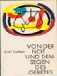 Image of Von Der Not Und Dem Segen Des Gebetes