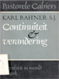 Image of Continuïteit En Verandering I: Evolutie In Wereld En Kerk