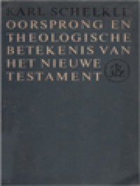 Image of Oorsprong En Theologische Betekenis Van Het Nieuwe Testament