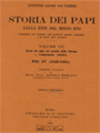 Image of Storia Dei Papi, Dalla Fine Del Medio Evo VII: Pio IV 1559-1565