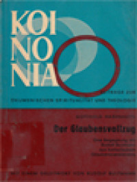 Image of Der Glaubensvollzug: Eine Begegnung Mit Rudolf Bultmann Aus Katholischem Glaubensverständnis