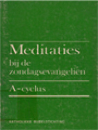 Image of Meditaties Bij De Zondagsevangeliën, A-Cyclus