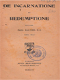 Image of De Incarnatione Ac Redemptione