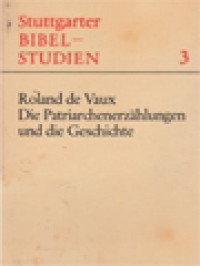 Image of Die Patriarchenerzahlungen Und Die Geschichte
