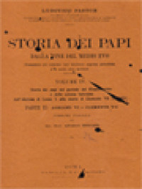 Image of Storia Dei Papi, Dalla Fine Del Medio Evo IV-2: Adriano VI e Clemente VII