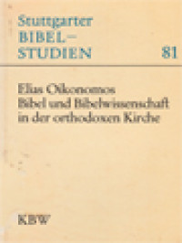 Image of Bibel Und Bibelwissenschaft In Der Orthodoxen Kirche