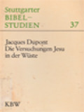 Die Versuchungen Jesu In Der Wüste
