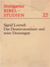 Image of Das Deuteronomium Und Seine Deutungen